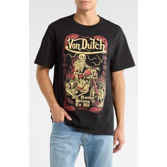 Von Dutch Graphic T-Shirt in Black at Nordstrom, Size Medium