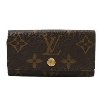 Louis Vuitton Pre-owned Accessories, female, Brown, Size: ONE SIZE Pre-owned Canvas Key-Holder