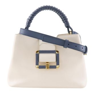 Bally blue Leather Handbag (Pre-Owned)
