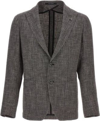 Tagliatore Blazers, male, Gray, M, Montecarlo Single-Breasted Blazer