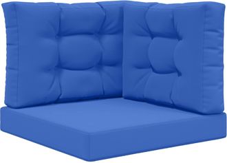 vidaXL Coj&iacute;n Para Sof&aacute; De Exterior Poli&eacute;ster Azul Royal 60 X 60 Cm Vidaxl