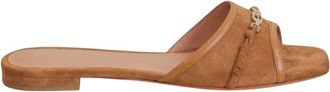 Santoni Sliders - female - Santoni - Sliders - Brown - 6 1/2 UK - Shoes