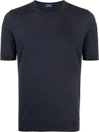 Barba Accessoires - Heren - Ronde hals truien - Blauw - S - Truien & Vesten