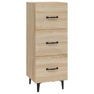 vidaXL Vidaxl - Aparador Madera Contrachapada Color Roble Sonoma 34,5x34x90 Cm