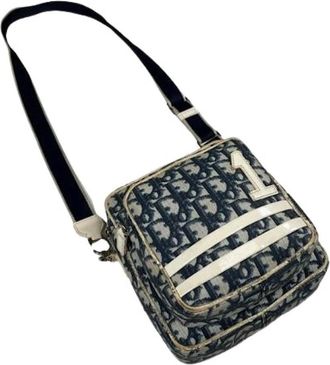 Dior Pre-owned Cross Body Bags, female, Blue, Size: ONE SIZE Pre-owned Vintage Cross Body Bag