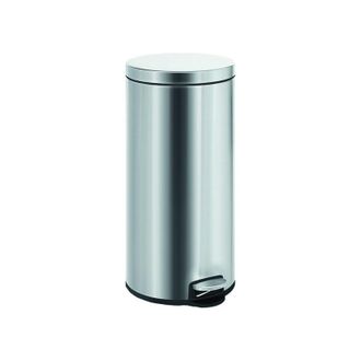 Vigor Cubo De Basura Con Pedal Vigor, Inox, 30 Litros, 29x65 Cm De Alto