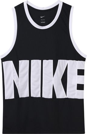 Nike Mens Nike Large Logo Printing Sports Basketball Jersey/Vest Black DA1042-010