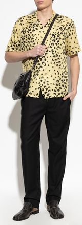 Maison Margiela Wool Trousers, Mens, Black