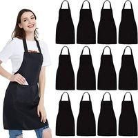 OEM Grembiuli Da Cucina, Set Da 12, Con Tasche, Adatti Per Cucinare, Fare Lavoretti, Grigliare, Dipingere E Altre Occasioni. - Crezuo