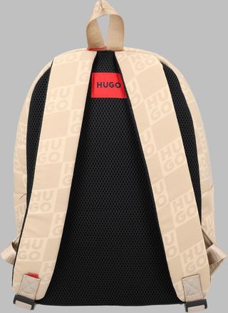 HUGO BOSS Quilted Logo Backpack - Beige