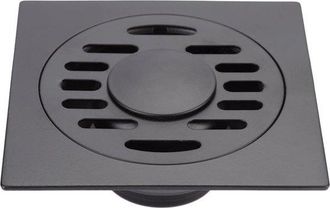 OEM Desag&uuml;e De Ducha - Colador De Desag&uuml;e De Ba&ntilde;o - Evita Obstrucciones - Acero Inoxidable - Patas Ajustables - Negro