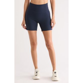 Balance Collection Piper 5-Inch Ribbed Bike Shorts in Total Eclipse at Nordstrom Rack, Size X-Large