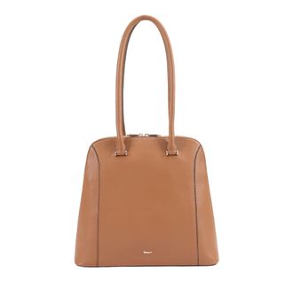 Paul Costelloe Womens Tayota Leather Shoulder Bag - Brown - One Size