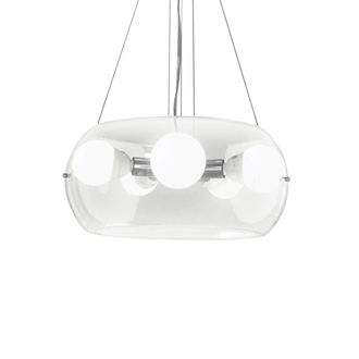 Ideal Lux AUDI-10 l&aacute;mpara de suspensi&oacute;n transparente D485xH470-1000mm