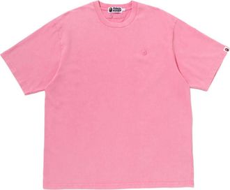 A Bathing Ape Garment Dyed One Point Relaxed Fit T-Shirt Pink 0ZXTEM303091RPKX