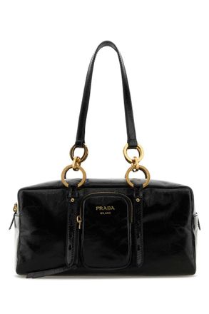 Prada Black Logo Tote