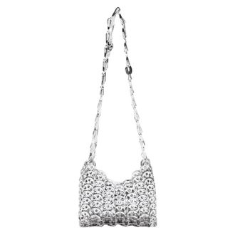 Paco Rabanne Shoulder Bags, female, Gray, Size: ONE SIZE 1969 Nano Bag