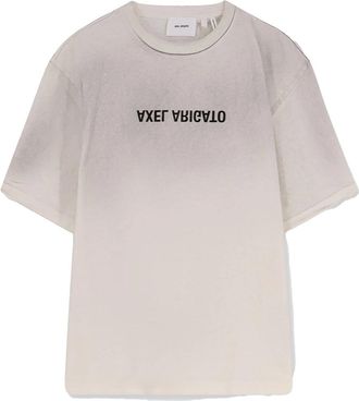 Axel Arigato Distort Spray T-shirt Bianco