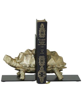 CosmoLiving by Cosmopolitan Cosmoliving By Cosmopolitan Set Of 2 Brass Bookends