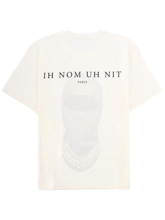 Ih Nom Uh Nit Printed Cotton T-Shirt - White