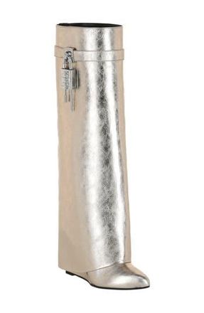 Givenchy Shark Lock Pant Boot in Golden at Nordstrom Rack, Size 7Us / 38Eu