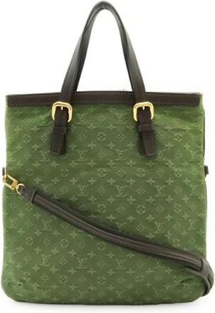 Louis Vuitton Pre-owned Canvas Tote Bag - Dames - Vintage Shopper - Groen - ONE Size - Vintage
