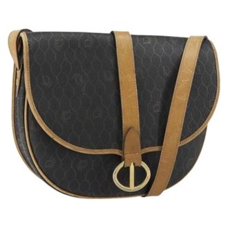 Dior Pre-owned Vintage Schoudertas - Dames - Pre-owned - Zwart - Maat: ONE Size Leer