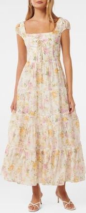 Ever New Cottage Core Floral Maxi Dress in Sunnyvale Floral at Nordstrom Rack, Size 10