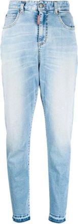 Dsquared2 Blauwe Skinny Jeans met 5 Zakken - Dames - Regular Fit Jeans - Blauw - S - Katoen - Jeans