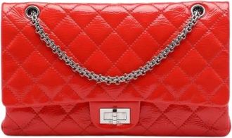 Chanel Pre-owned Double Flap Schoudertas - Dames - Vintage Schoudertas - Rood - ONE Size - Leer - Vintage
