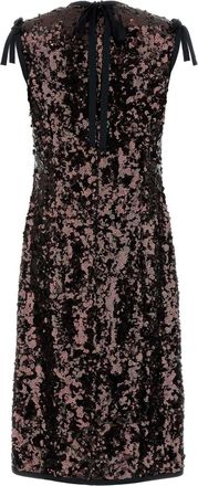 Prada Womens Dress Brown Plasticpolyester