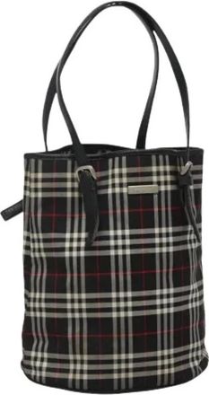 Burberry Pre-owned Tote Bags, female, Black, Size: ONE SIZE Pre-owned Vintage Tote Bag