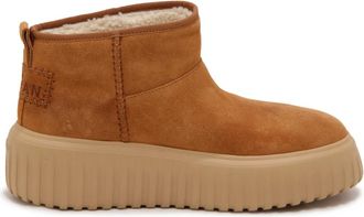 Hogan Stripes Eco-Fur Boot, Made in Italy