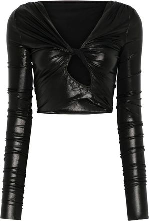 Rick Owens Top corto Jade - Nero