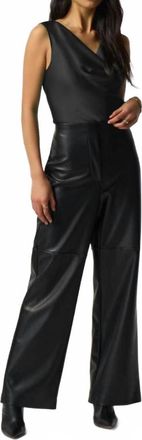 Joseph Ribkoff Sleeveless Cowl Neck Top In Black