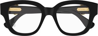 Cartier Panth&egrave;re C Optische Montuur - unisex - Brillen - Zwart - ONE Size - Accessoires