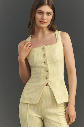 Maeve Structured Longline Vest Top