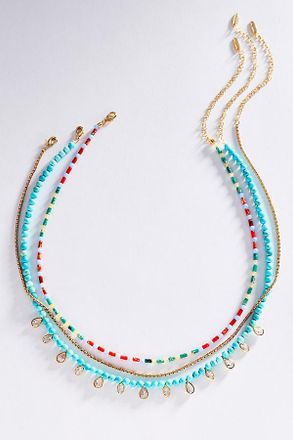 Anthropologie Shades of Sea Layering Necklaces