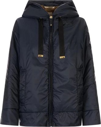 Max Mara Daria Padded Jacket - female - Max Mara - Winter Jackets - Blue - XS - Jackets