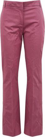 Drumohr Elegante Broek - Dames - Wijde Broeken - Paars - XS - Broeken