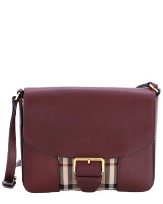 Burberry Dickens Crossbody Bag With Horseferry Check Small (Authentic Pre- Loved)