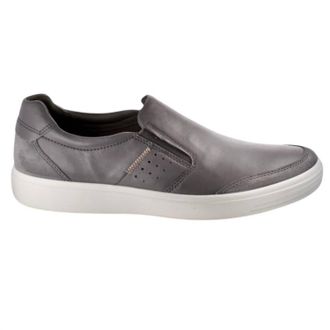 Ecco Mens Soft 7 Relaxed Slip On Sneakers In Titanium