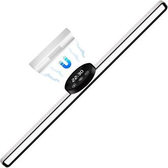 OEM Espejo Con Luz Led Magn&eacute;tica De 44,7 Cm (17,6) - 3 Colores, Regulable, Recargable De 1800 Mah - Para Armarios, Cocina Y Mesitas De Noche