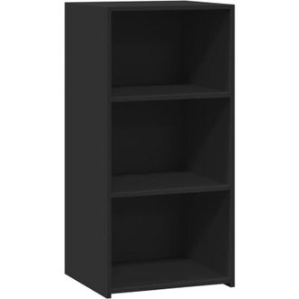 vidaXL Vidaxl - Aparador De Madera De Ingenier&iacute;a Negro 45x41x93 Cm