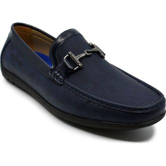 Akademiks Ogden Bit Driving Loafer in Navy at Nordstrom Rack, Size 10.5