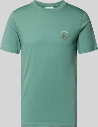 Lindbergh Lindbergh T-Shirt mit Stitching und Rundhalsausschnitt in Dunkelgruen, Gr&ouml;&szlig;e XXL