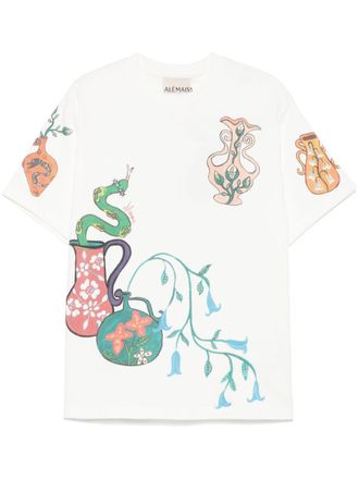 Alemais Rose T-shirt - Beige