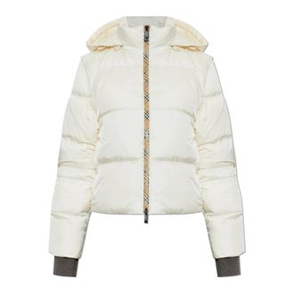 Burberry Padded Jacket Langdale - - Jackets - Donna - Beige - S