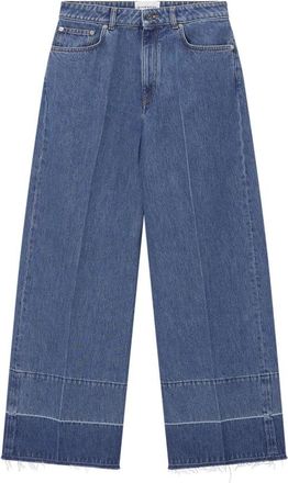 Givenchy Wide Jeans - Dames - Loose Fit Jeans - Blauw - W28 - Katoen - Jeans