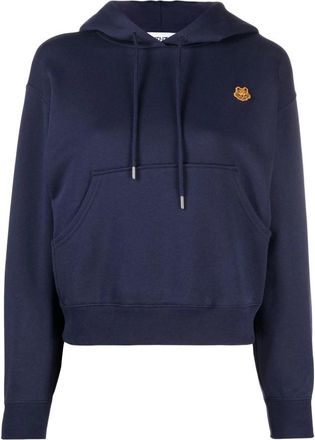 Kenzo Casual Stijl Sweatshirt - Dames - Hoodies - Blauw - L - Katoen - Hoodies & sweatvesten